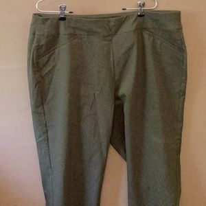Talbots Olive green stretch pants